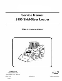 Bobcat S150 skid steer loader pdf service manual 