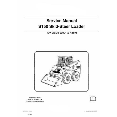 Manuel d'entretien pdf de la chargeuse compacte Bobcat S150