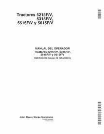 OMER360212 John Deere 5215F/V, 5315F/V, 5515F/V and 5615F/V tractor pdf operator's manual ES (OMER360212)