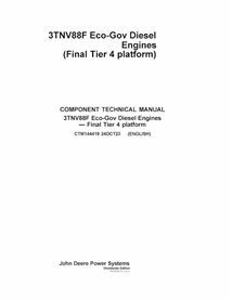 CTM144419 Manual técnico do motor John Deere 3TNV88F Eco-Gov Diesel Tier 4 (CTM144419) (CTM144419)
