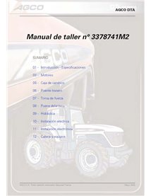 AGCO-3378741M2-WM-ES AGCO DT180A, DT200A, DT220A, DT240A tractor pdf workshop service manual ES