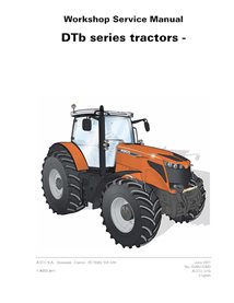 AGCO-4346275M3-WM-EN Manual de taller y servicio del tractor AGCO DT205B, DT225B, DT250B, DT275B y DT300B (PDF)