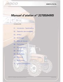 AGCO-3378584M5-WM-FR AGCO LT75, LT90, LT75A, LT85A, LT90A, LT95A tractor pdf workshop service manual FR