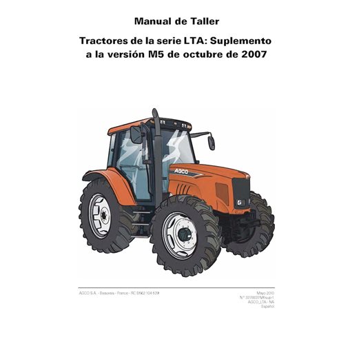 AGCO-3378837M5sup-1-WM-ES Suplemento del manual de taller del tractor AGCO LT85A, LT95A (PDF)