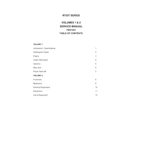 AGCO-79021621-WM-EN Manual de oficina em PDF para tratores AGCO RT95, RT115, RT130, RT145, DT160, DT180, DT200 e DT225