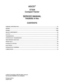 AGCO-79028095-WSM-EN AGCO ST24A compact tractor pdf service manual