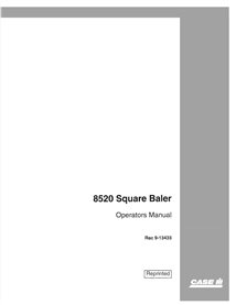 CASE-9-13433-OM-EN Case 8520 baler pdf operator's manual