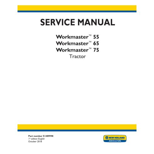 Manual de servicio del tractor New Holland Workmaster 55/65/75 - Agricultura de Nueva Holanda manuales - NH-51489998