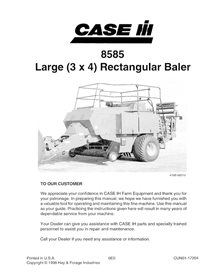 CASE-CUN01-17204-OM-EN Manual do operador da enfardadeira Case 8585 em PDF