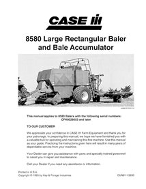 CASE-CUN01-13330-OM-EN Case 8580 SN CFH0026653 and later baler pdf operator's manual