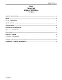 AGCO-79019162-SM-EN Manuel d'entretien PDF du tracteur compact AGCO ST25 (Prior L SN)