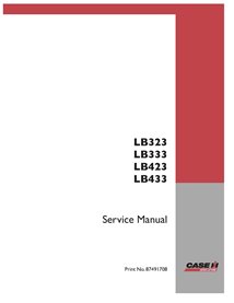 CASE-87491708-SM-EN Manual de servicio en PDF de las empacadoras Case LB323, LB333, LB423 y LB433