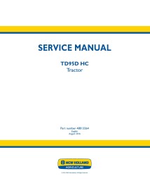 New Holland TD95D HC tractor service manual - New Holland Agriculture manuals - NH-48013264