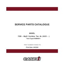 CASE-510584011-PC-EN Catálogo de piezas en PDF de la cosechadora Case Axial Flow 7250 MY22 (510584011PC)