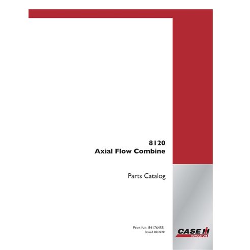 CASE-84176455-PC-EN Catálogo de peças em PDF da colheitadeira Case Axial Flow 8120 (84176455)