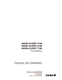 CASE-92643496-OM-ES Case Axial Flow 5160, 6160, 7160 combine pdf operator's manual (92643496)