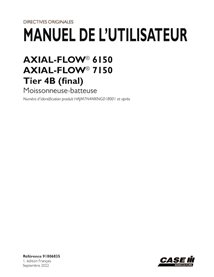 CASE-91806835-OM-FR Case Axial Flow 6150, 7150 Tier 4B PIN HAJM7N4MKNG018001- combine pdf operator's manual FR (91806835)