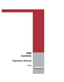CASE-9-15283-OM-EN Manuel d'utilisation de la moissonneuse-batteuse Case Axial Flow 1680 (pdf) (9-15283)