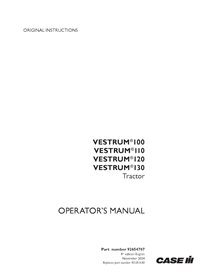 CASE-92654707-OM-EN Case Vestrum 100, 110, 120, 130 ActiveDrive 4 tractor pdf service manual (92654707)