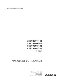 CASE-92654693-OM-FR Case Vestrum 100, 110, 120, 130 ActiveDrive 4 tractor pdf service manual FR (92654693)