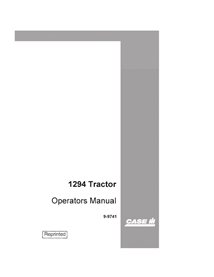 CASE-9-9741-OM-EN Manual do operador do trator Case 1294 em PDF (9-9741)