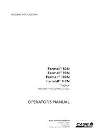 CASE-90446998-OM-EN Case Farmall 80N-110N PIN HLRQ***V*HLU00001- tractor pdf operator's manual (90446998)