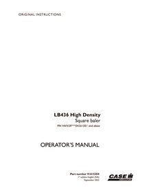 CASE-91815204-OM-EN Manual del operador de la empacadora Case LB436 HD (PDF) (91815204)