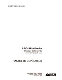 CASE-91815205-OM-FR Case LB436 HD baler pdf operator's manual FR (91815205)
