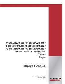 CASE-84473731-SM-EN Manual de serviço em PDF do motor Case F3BFE613 Tier 4a (84473731)