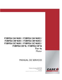 CASE-84473739-SM-ES Manual de servicio del motor Case F3BFE613 Tier 4a (PDF) (84473739)