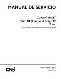 CASE-47609721-SM-ES Manual de serviço em PDF do motor Case Cursor 16 SST - série F3JFE613x ES (47609721)