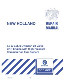 Manual de reparación de motores New Holland 8.3 y 9.0 de 6 cilindros y 24 válvulas - Agricultura de Nueva Holanda manuales - ...