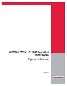 CASE-87010368-OM-EN Manual del operador de la segadora hileradora Case WDX901, WDX1101 (PDF) (87010368)