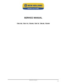 Manual de serviço do trator New Holland TD5.100, TD5.110, TD5.65, TD5.75, TD5.80, TD5.90 - New Holland Agricultura manuais - ...