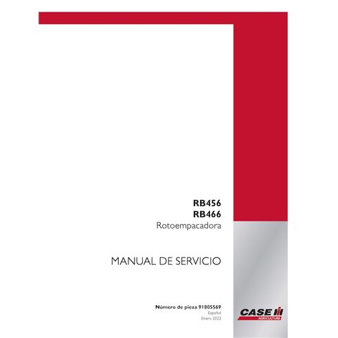 CASE-91805569-SM-ES Case RB456, RB466 baler pdf service manual ES (91805569)