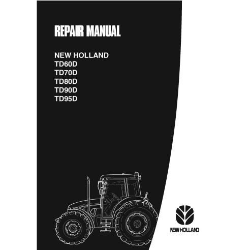 Manual de serviço do trator New Holland TD60D / TD70D / TD80D / TD90D / TD95D - New Holland Agricultura manuais - NH-6035447100