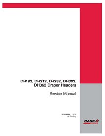 CASE-87519333-SM-EN Manual de servicio en PDF de los cabezales de cortina Case DH182, DH212, DH252, DH302 y DH362 (87519333)