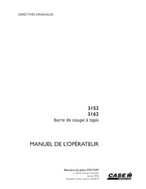 CASE-47917307-OM-FR Case 3152, 3162 draper header pdf operator's manual FR (47917307)