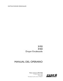 CASE-47917436-OM-ES Case 3152, 3162 draper header pdf operator's manual FR (47917436)