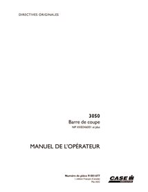 CASE-91801677-OM-FR Case 3050 PIN XX8246001- header pdf operator's manual FR (91801677)