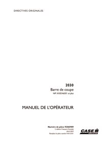 CASE-92060989-OM-FR Case 2030 PIN x8246001- cabeçalho pdf manual do operador FR (92060989)