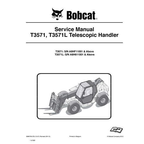 BOBCAT-T3571-6986765-sm Manuel d'entretien pdf du chariot télescopique Bobcat T3571, T3571L