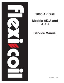 New Holland Flexi-Coil 5000 air drill service manual - New Holland Agriculture manuals