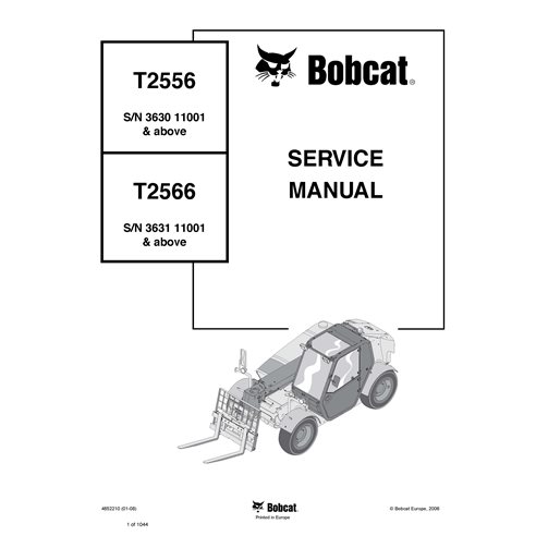 BOBCAT-T2556_T2566-4852210-sm Manuel d'entretien pdf du chariot télescopique Bobcat T2256, T2266