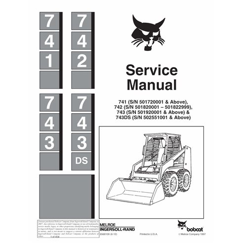 BOBCAT-741_742_743-6566109-sm Manual de serviço em pdf da minicarregadeira Bobcat 741, 742, 743, 743DS
