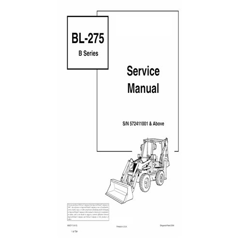 BOBCAT-BL275-6902717-sm Bobcat BL-275 backhoe loader pdf service manual