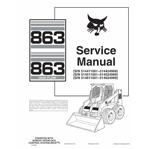 BOBCAT-863-6724799-sm Bobcat 863 skid steer loader pdf service manual