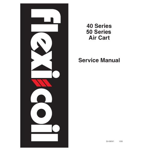 Manual de serviço do carrinho de ar New Holland Flexi-Coil 40/50 Series - New Holland Agriculture manuais