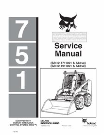 BOBCAT-751-6724925-sm Manual de serviço em pdf da minicarregadeira Bobcat 751