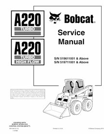 BOBCAT-A220-6901245-sm Manual de serviço em pdf da minicarregadeira Bobcat A220